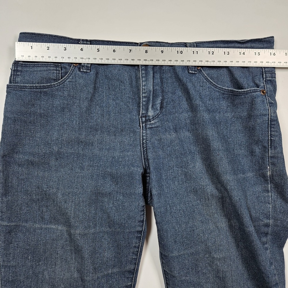 Forever 21 Womens Jeans Denim Blue Dark Wash Slim Sz 28 - Picture 6 of 6